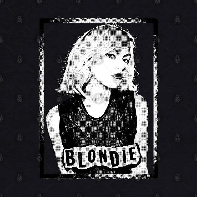 Vintage Blondie Band Fan Art Design by Mr.FansArt